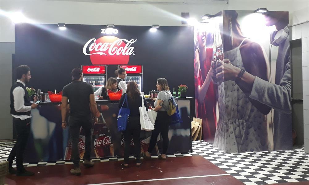 exhibition booth design COCA COLA