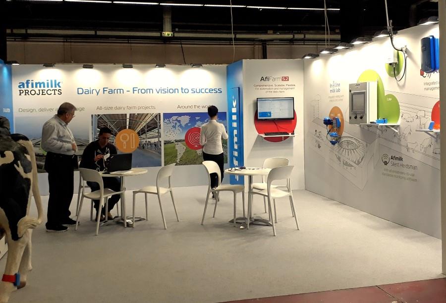 exhibition booth design AFFIMILK